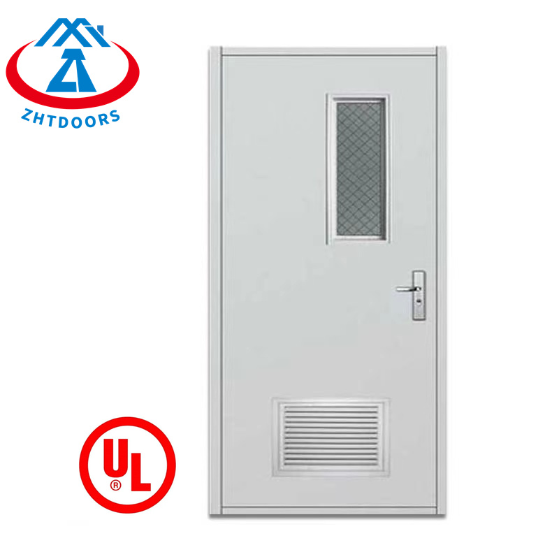 High quality emergency white fire rated doors UL approve 90 minute