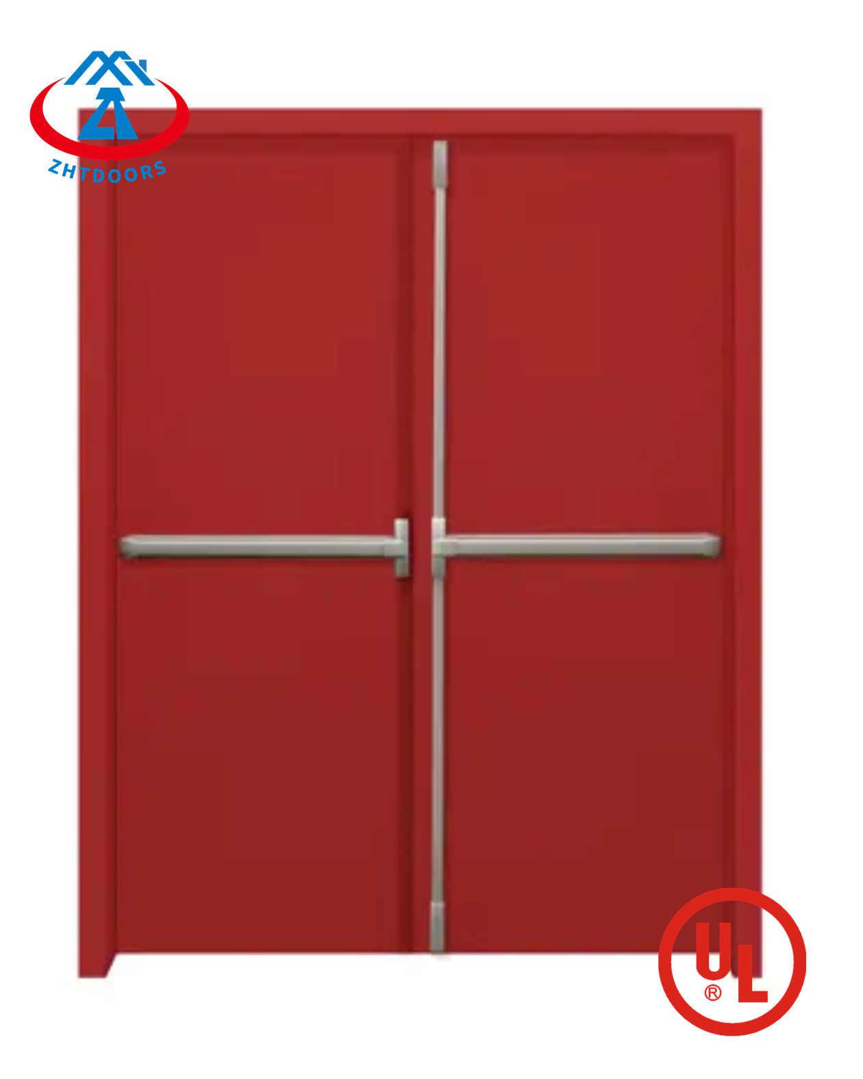 Modern style fire exit door for apartment UL approve 2 hours