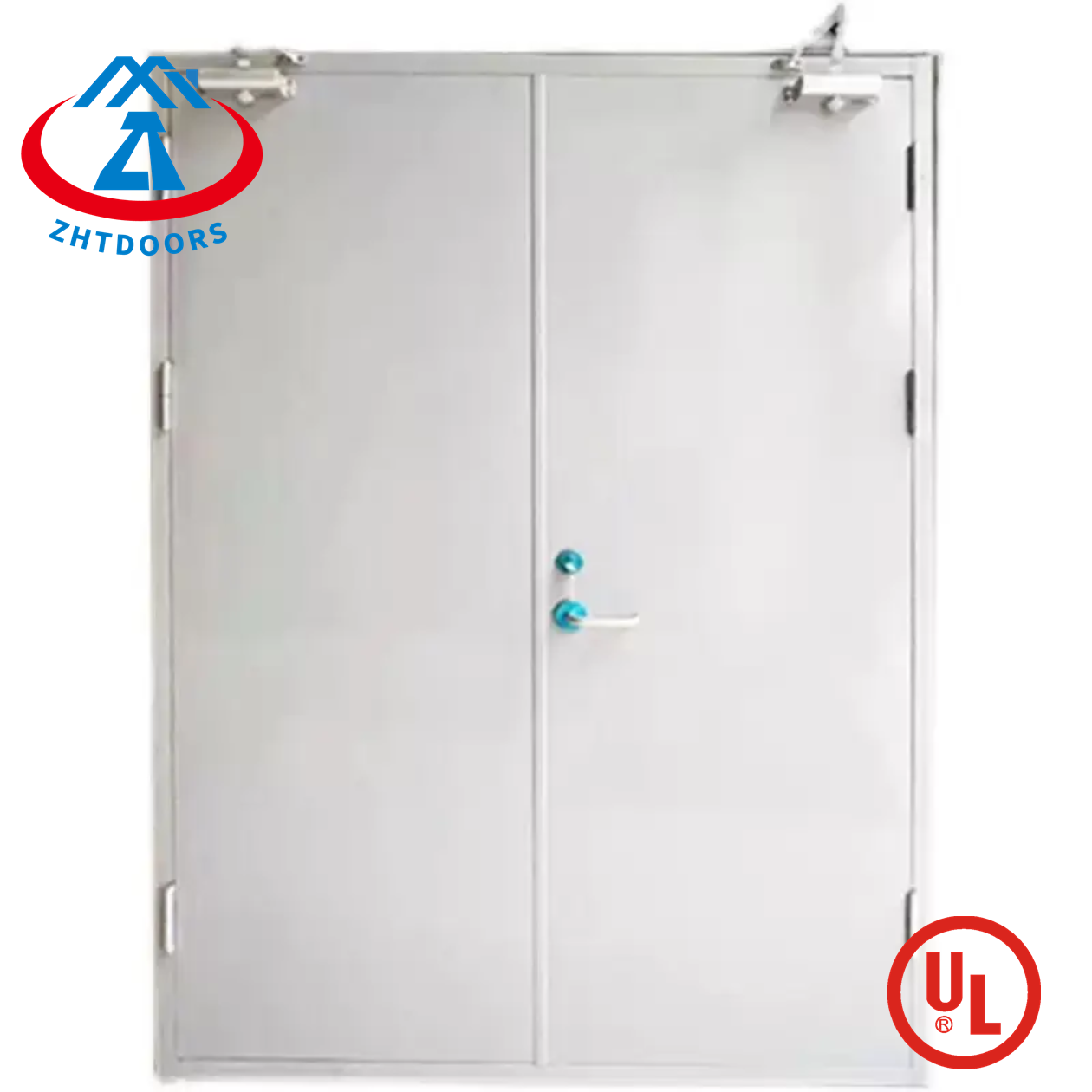Factory Wholesale UL Approve Emergency Fire Door With Alarm 1 Hour