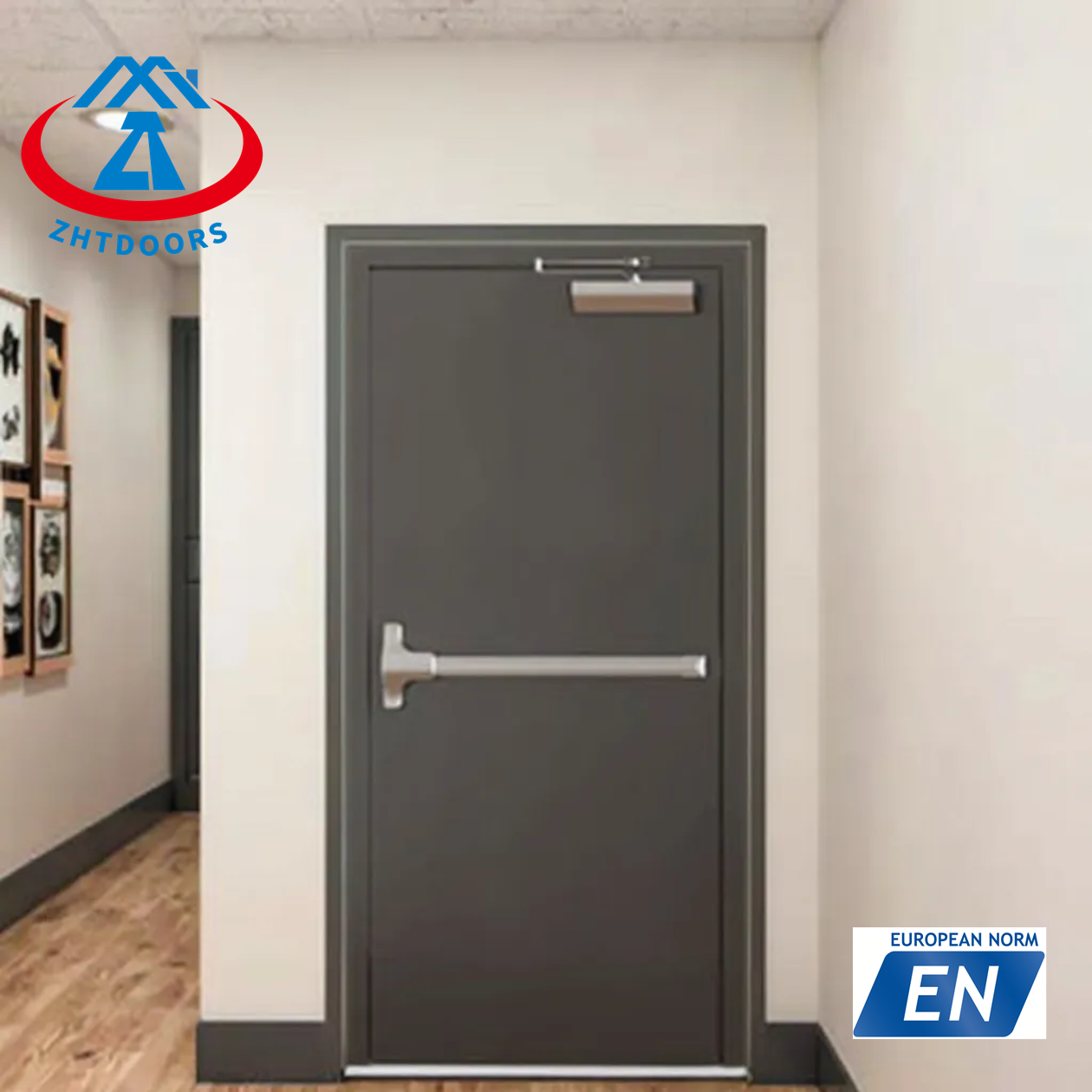 Qualified Products EN Standard 60 Minutes Commercial Fire Wood Emergiency Doors
