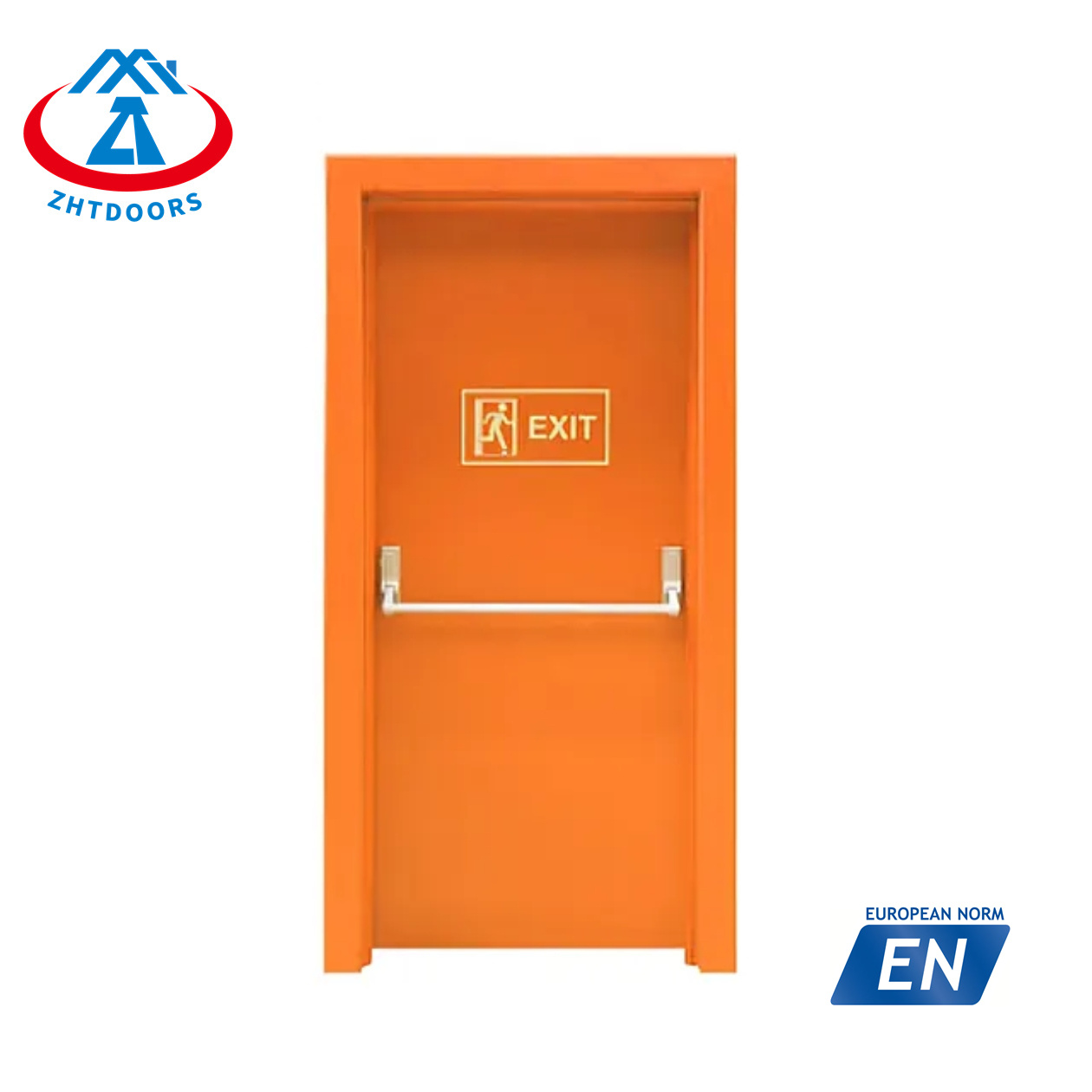product-Zhongtai-Better 30 Minute Fireblock Rated Bedroom Fireproof Steel Doors EN Approve-img