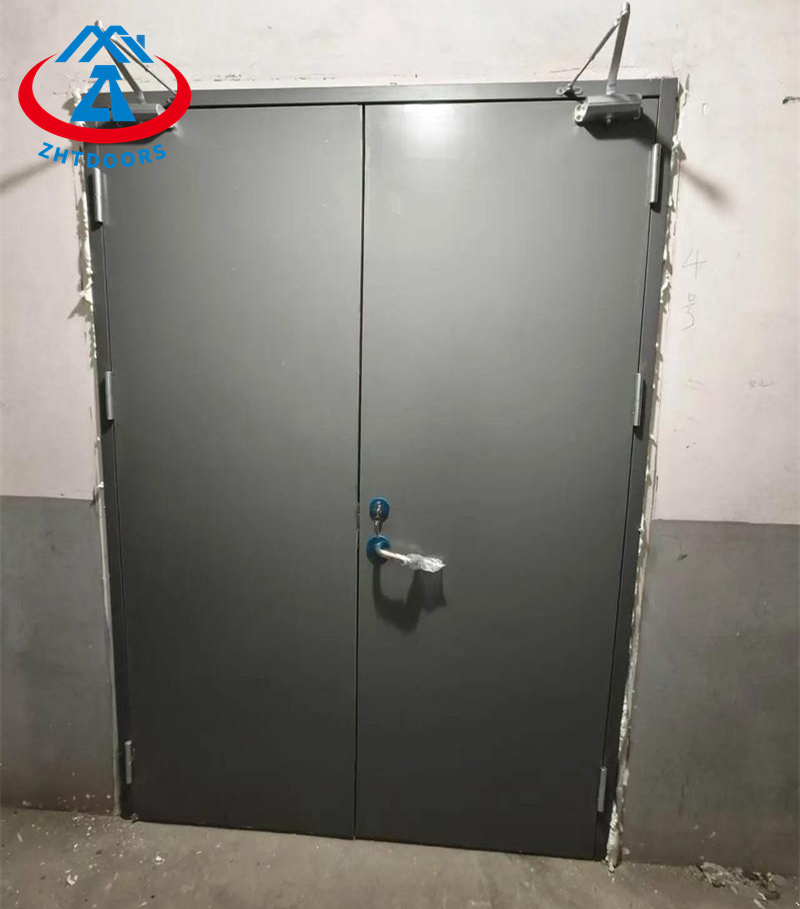 product-Modern Styles 90 Minute AS Approved Fire Resistant Rated Exit Solid Emergency Doors Steel-Zh