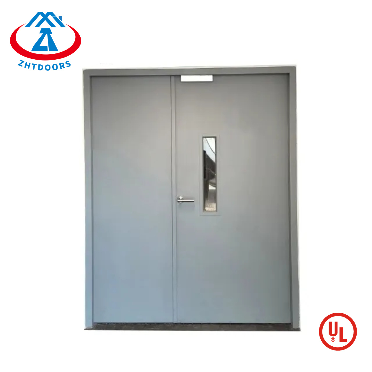 Large Size Fire Rated Hollow Metal Doors UL Standard 90 Minute Fire Exit Doors