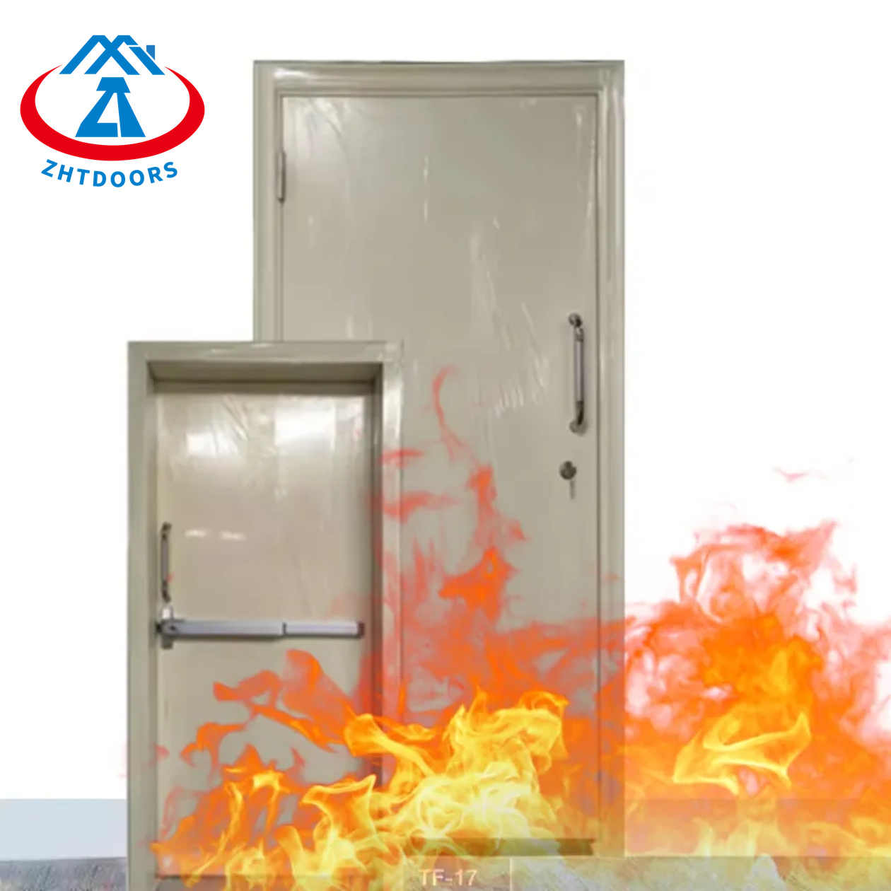 China Manufacturer Supplies Cheap BS Standard 60 Minute Emergency Steel Escape Single Door