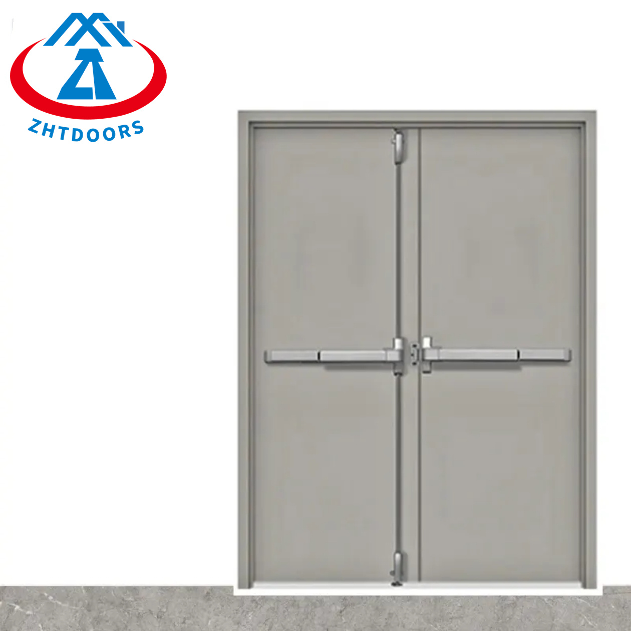 Professional production double leaf fire proofing doors 2 hour AS approve
