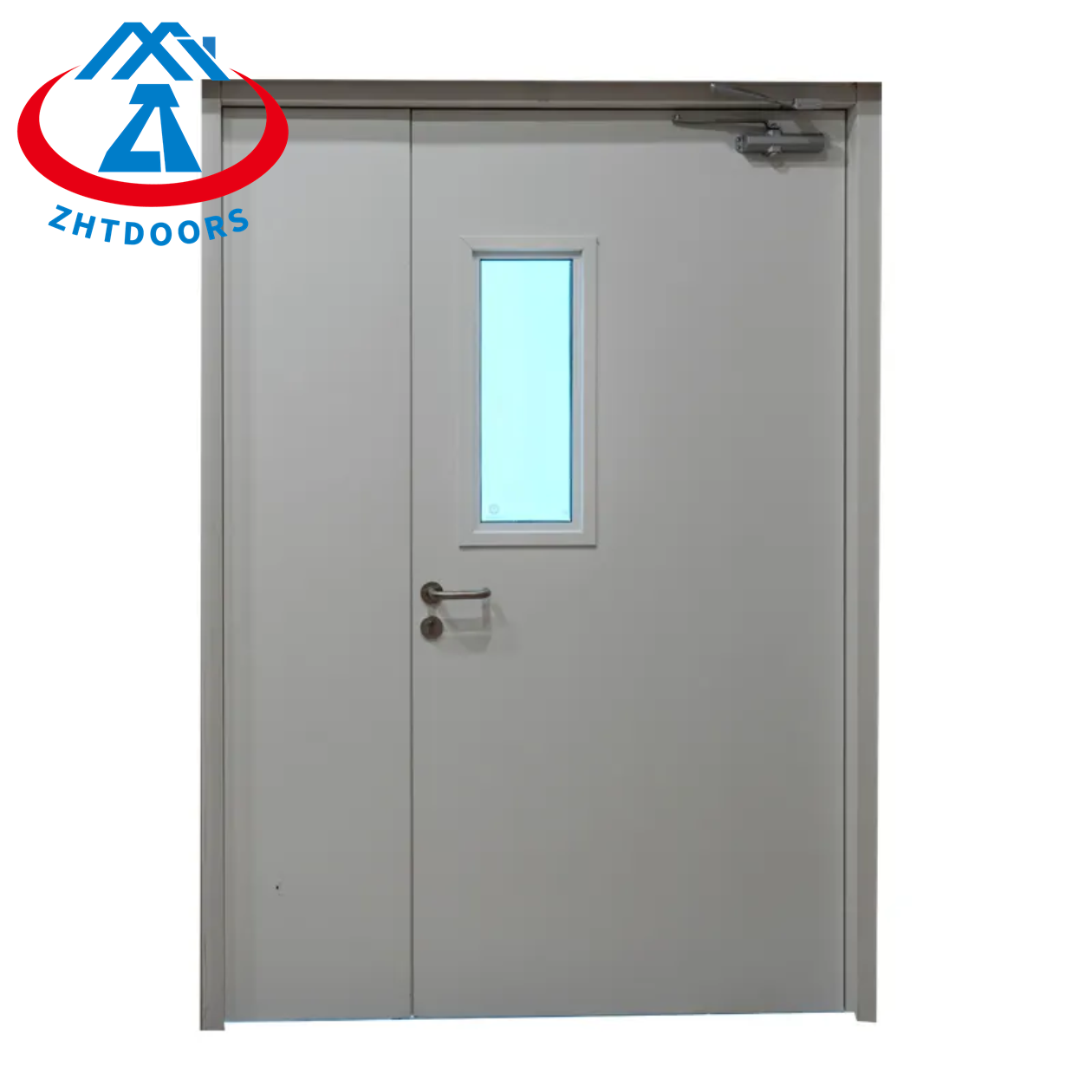 Good quality BS approve 60 minutes fire door with handle