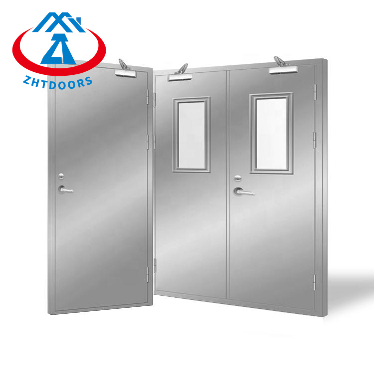 High quality fire rated stainless steel door BS standard 30 minute