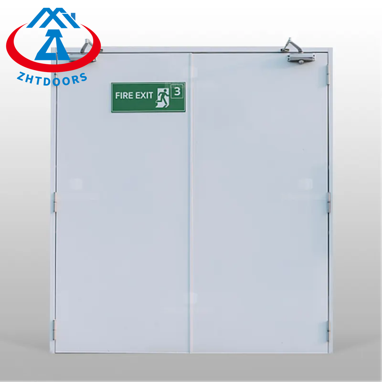 Popular products 3 hours double metal door fire door AS approve