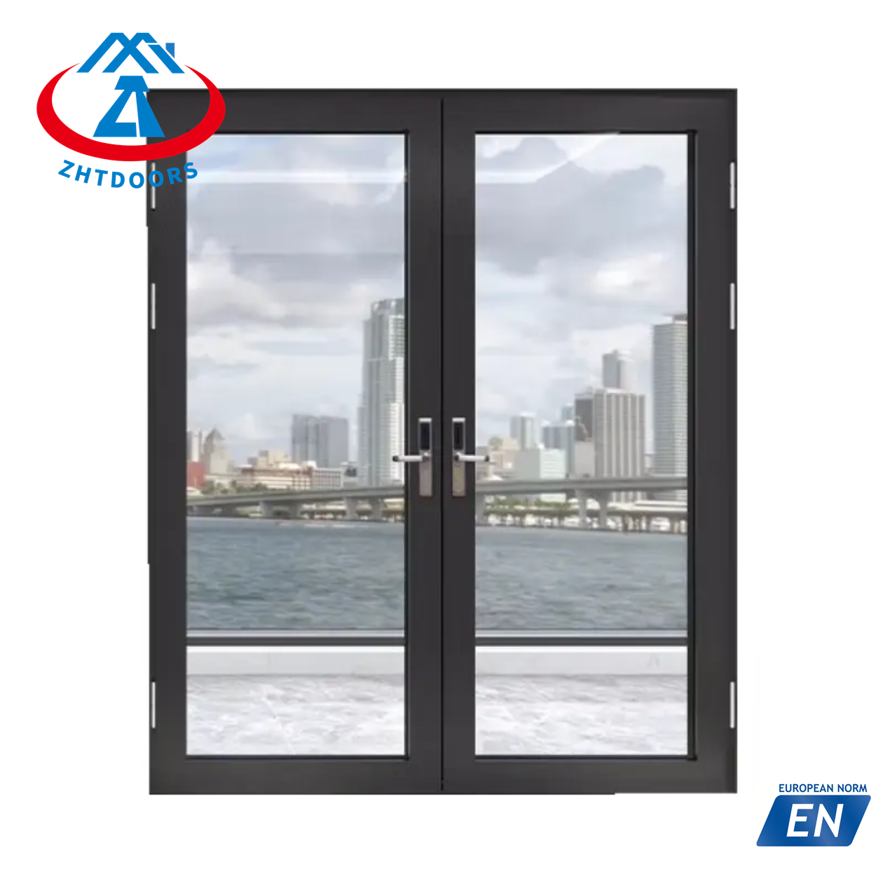 Supply from Foshan factory fire rated emergency doors EN standard 180 minutes