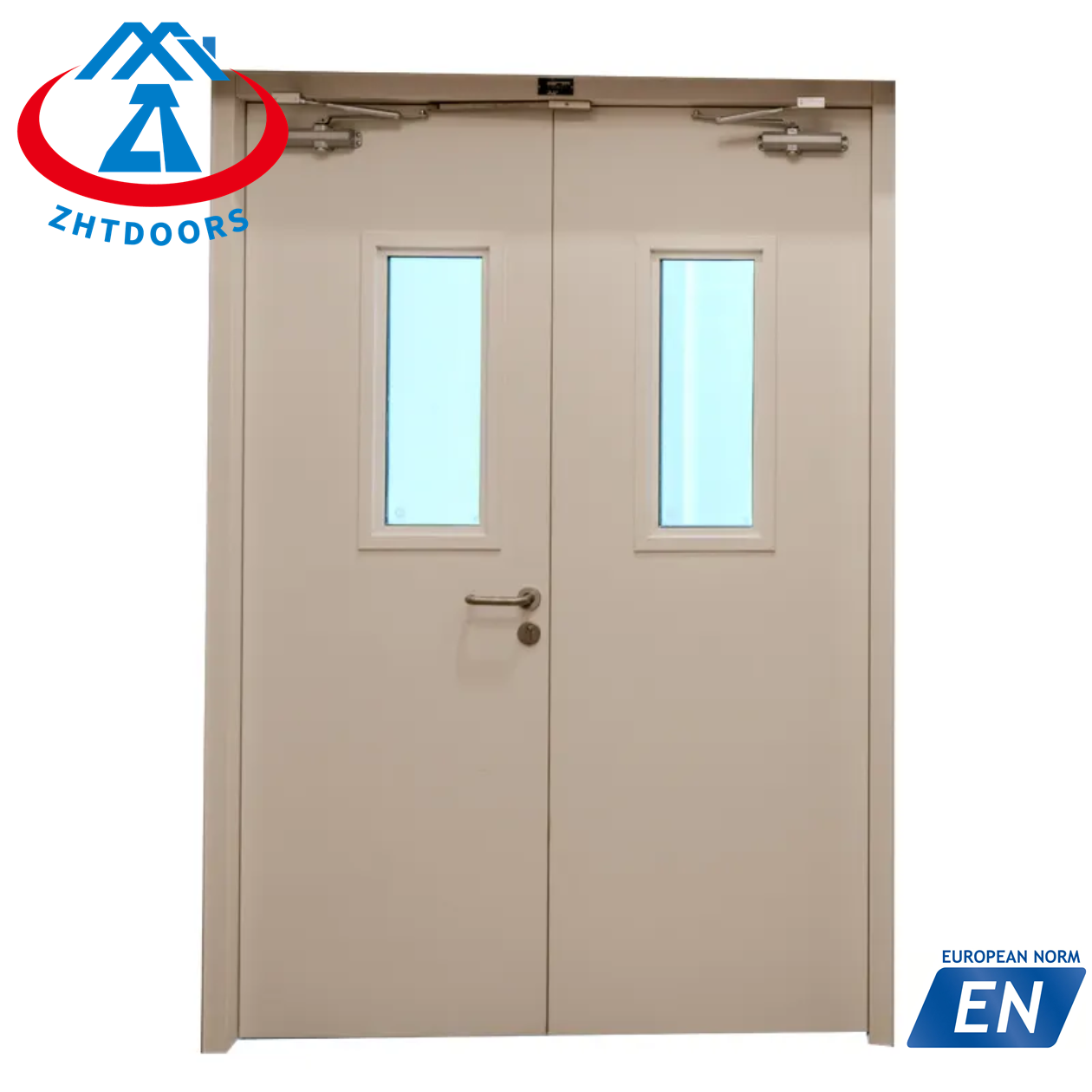 Factory discounted price metal fire prof front door EN approve 1 hour