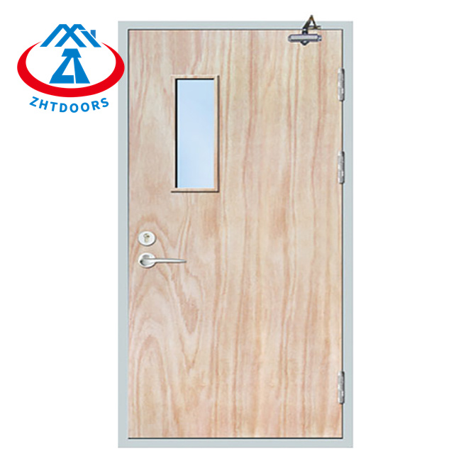 Economical and practical type office fire resistant steel door BS standard 30 minute