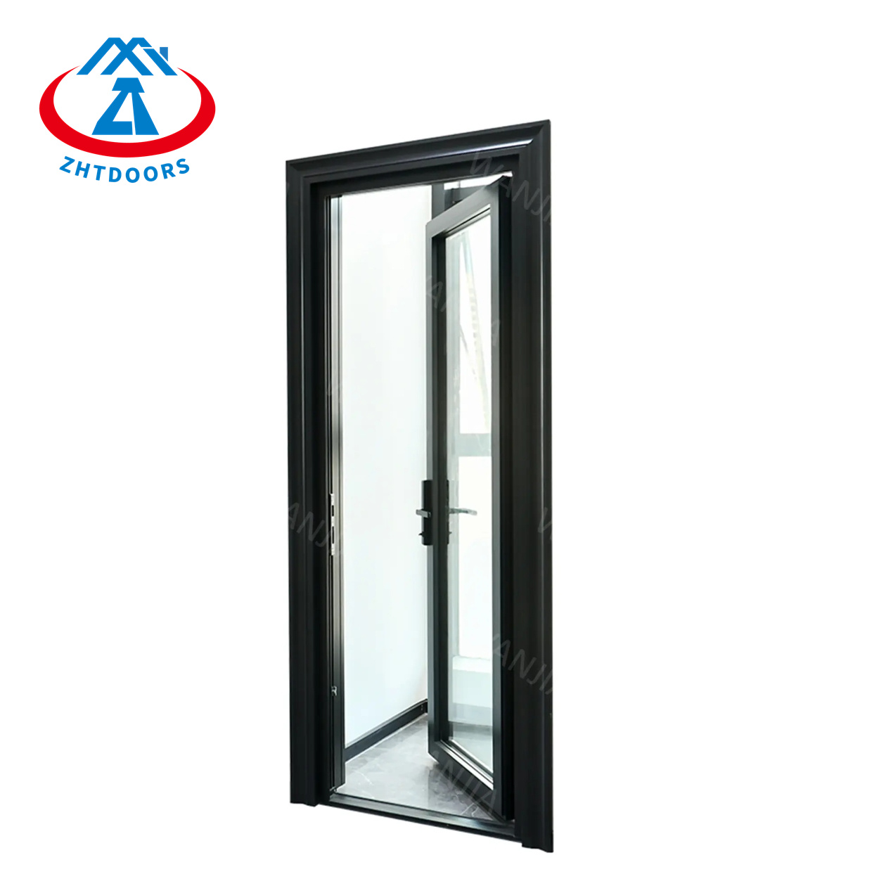 Factory directly supplies new durable wooden doors with 45 minute BS certification