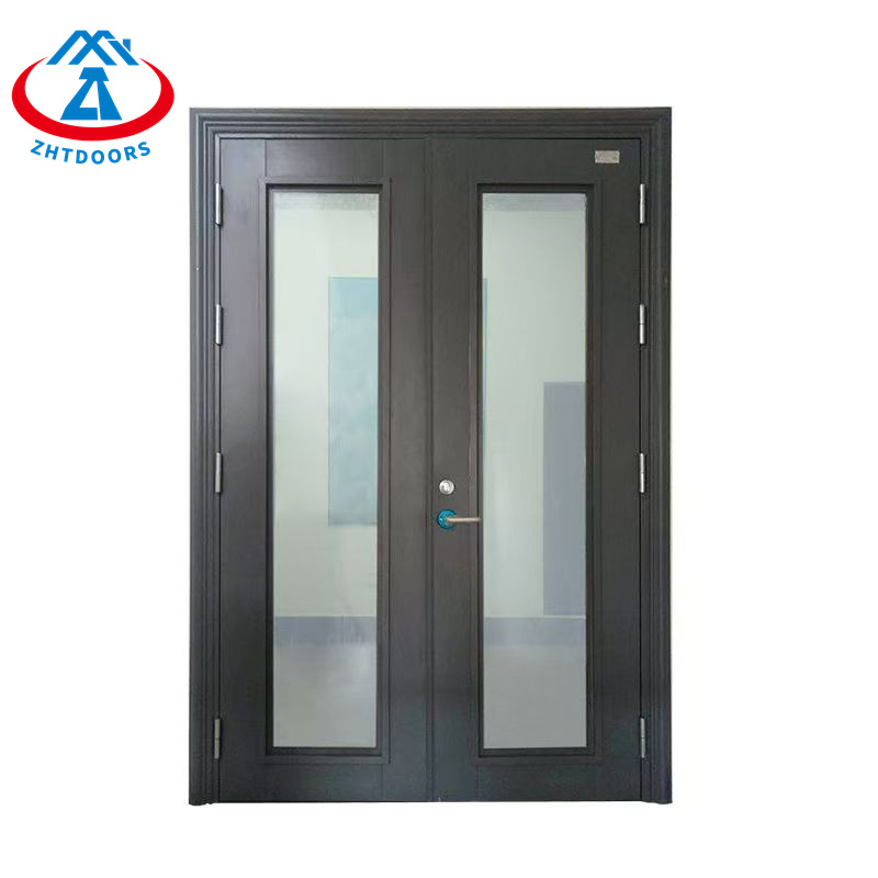 Cheap and Durable AS Standard 30 Minute Double Opening Glass Fire Safety Door