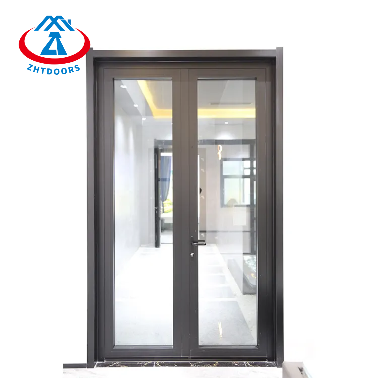 Foshan Factory Wholesale 180 Minutes BS Certified Fireproof Exit Glass Door