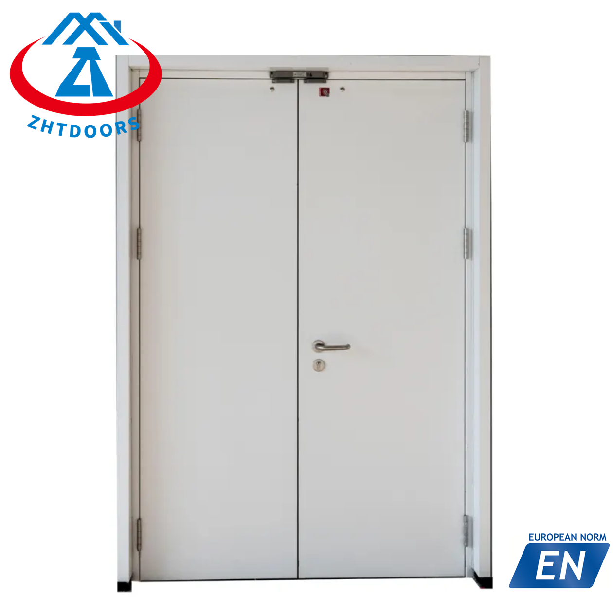 Manufacturer Customized Galvanized Steel 90 Minute EN Standard Fire Door