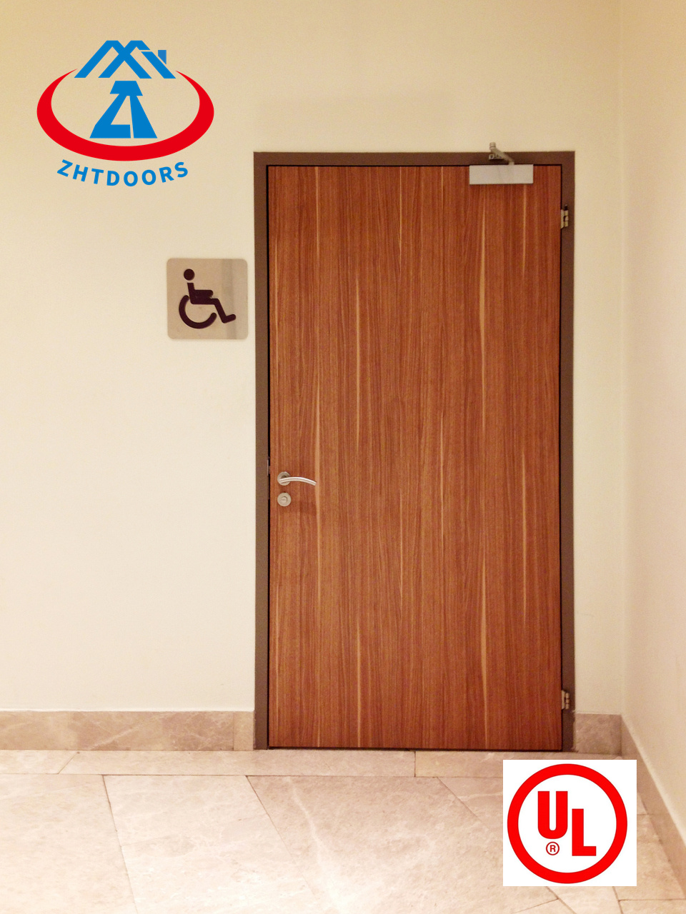 Commercial fire rated interior wood doors UL approve 3 hours