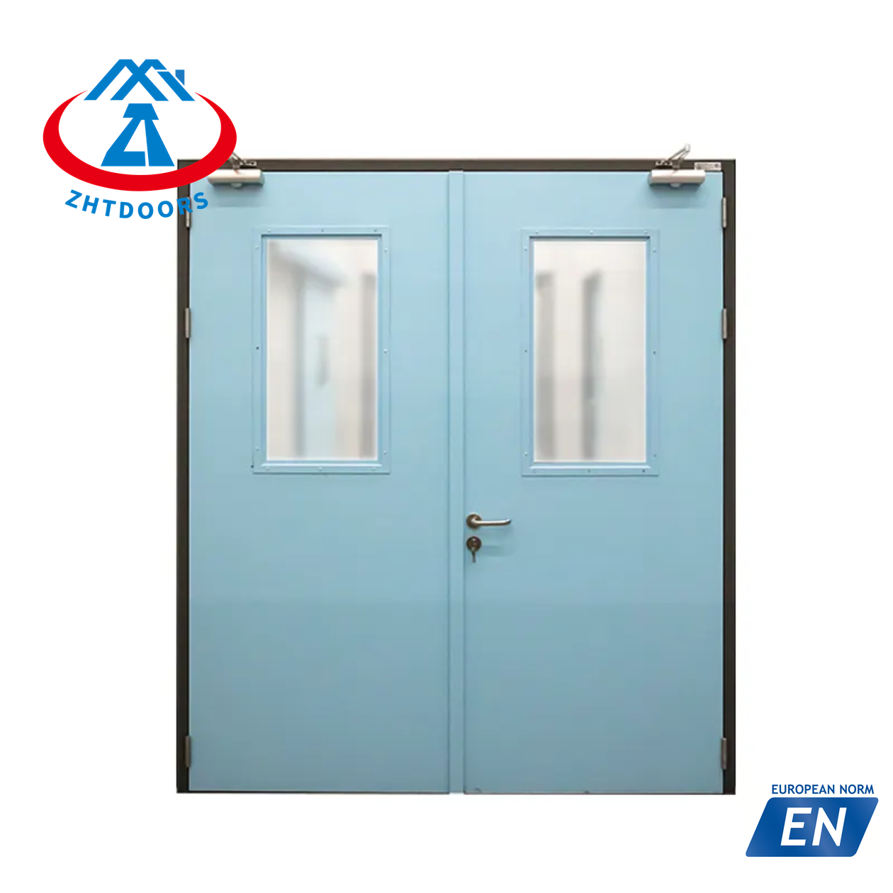 product-Zhongtai-Customized for Sale EN Standard 60 Minute Cheap Steel Fireproof Door China-img