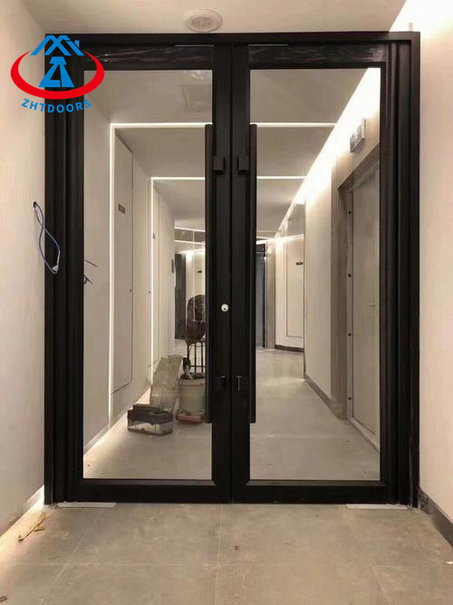 Highly Acclaimed Factory AS Standard 1 Hour Commercial Fireproof Rated Glass Doors