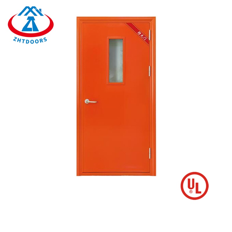 Manufacturer high-quality fireproof door sound insulation UL certification 90-minute metal door