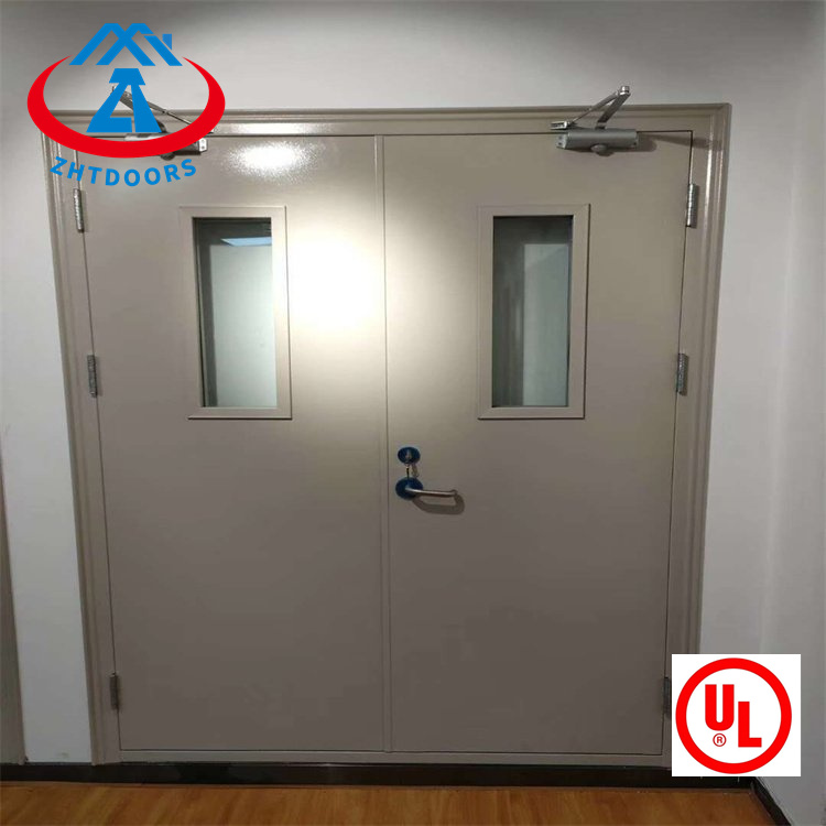 Reliable manufacturer 30 min metal commercial fire rated doors UL approve