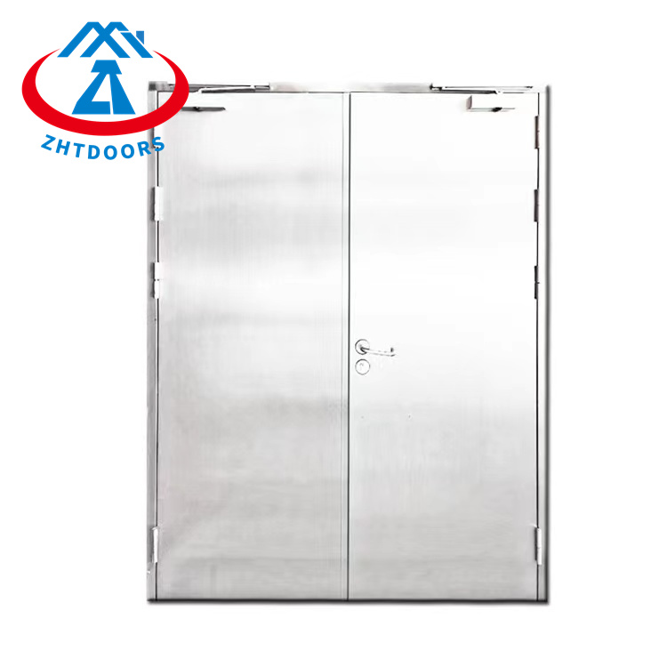 High Strength BS Approve 30 min Commercial Metal Fireproof Rated Stainless Door