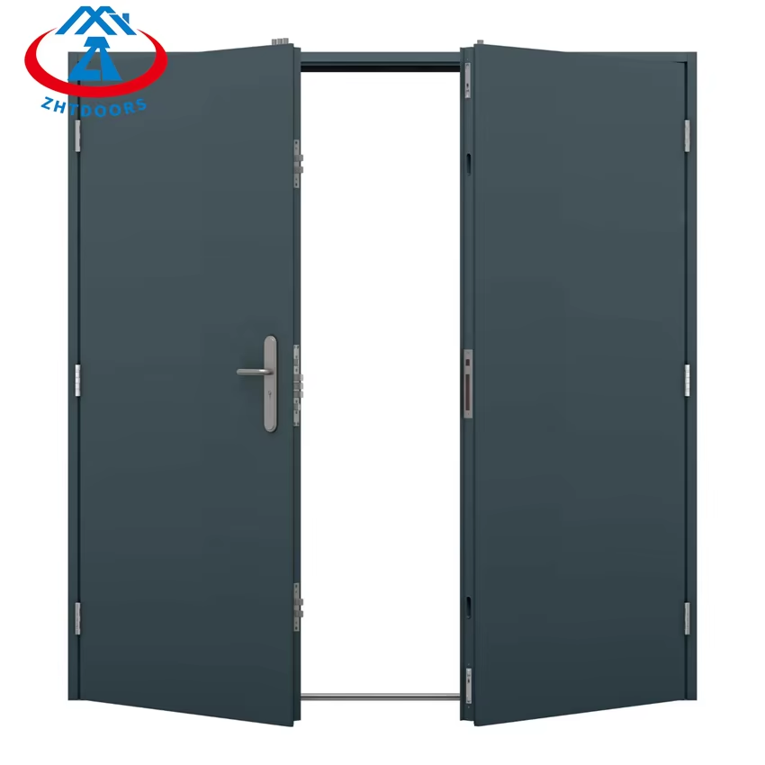 product-Zhongtai-China manufacturer factory fire safety doors AS approve 30 min double external fire