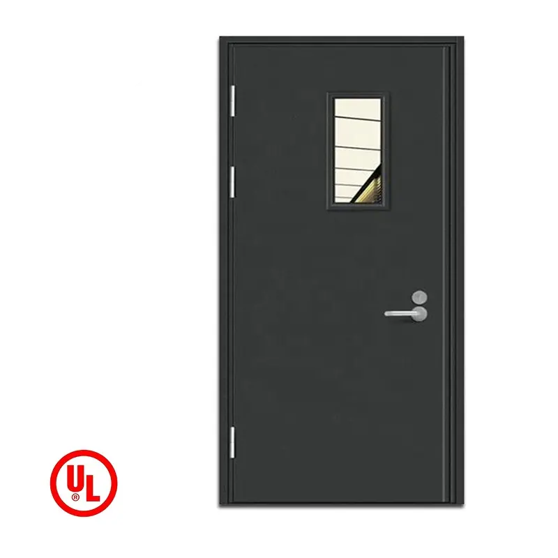 Professional Manufacturer Fire Proof Metal UL Approve 180 Minutes Fire Rated Doors