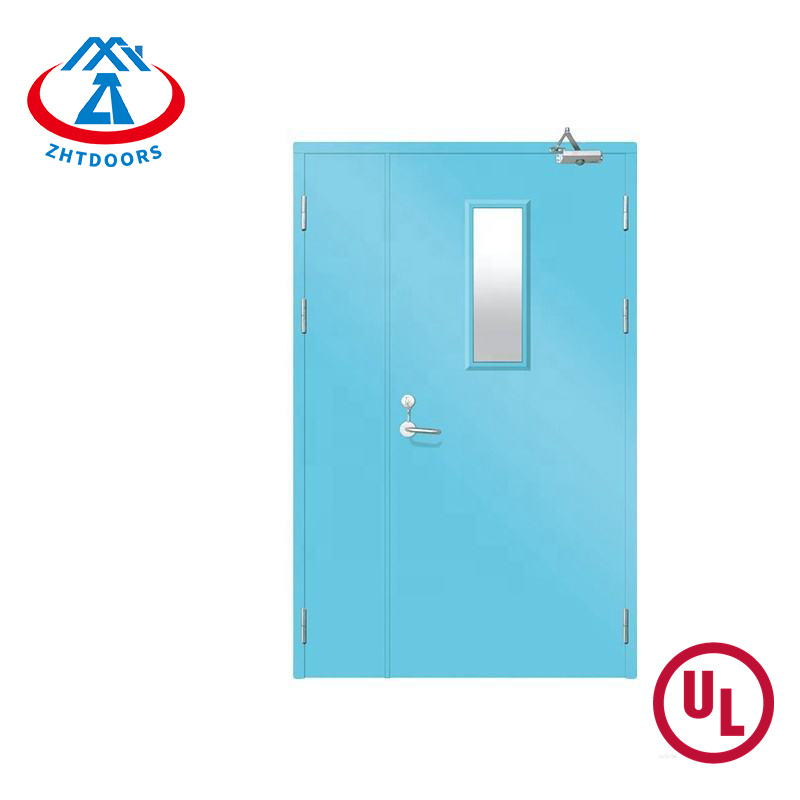 Manufacturer Steel Safety Door UL approve 1 Hour Commercial Steel Entry Doors