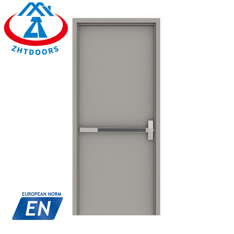 Emergency Durable Fire Exit Doors Rated with Push bar EN Approve 30 Minute