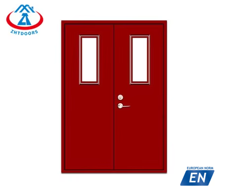 Reasonable Structural Design EN Approve 30 min Cheap Fire Resistant Steel Security Door