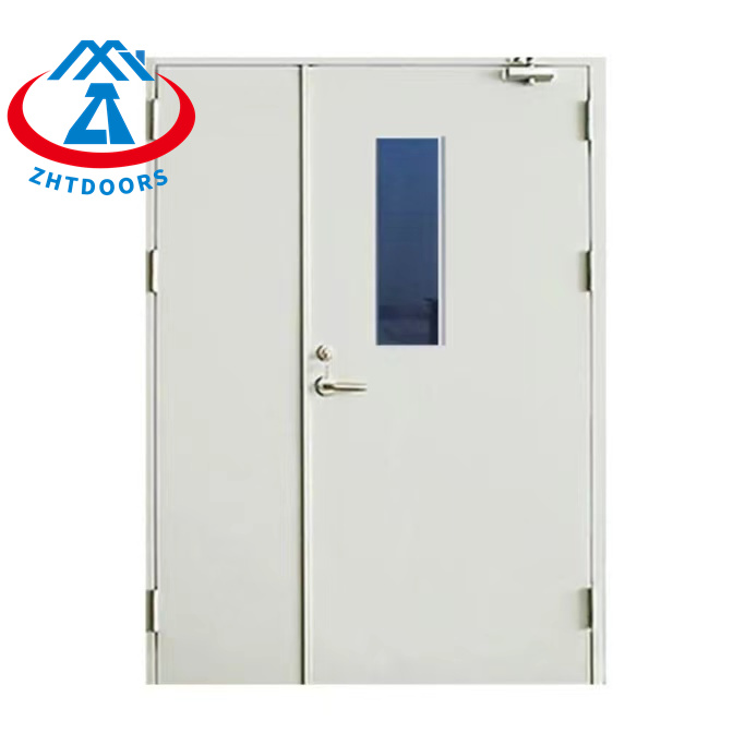 Double Emergency Doors Fire Exit Steel Resistant AS Certified 180 Minutes