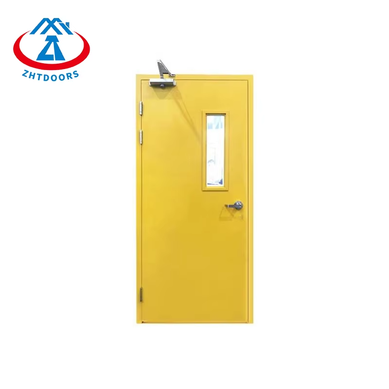 Hot Selling Wholesale BS Certified 90 Minute Steel Fire Rated Exit Doors Design