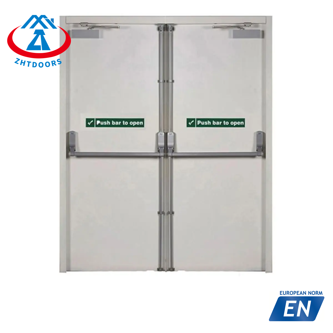 General purpose fire proof door EN standard 60 minutes fire rated steel escape doors