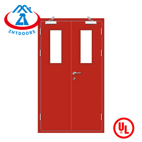 Custom sizes fire rated emergency escape door UL certified 90 minute steel doors