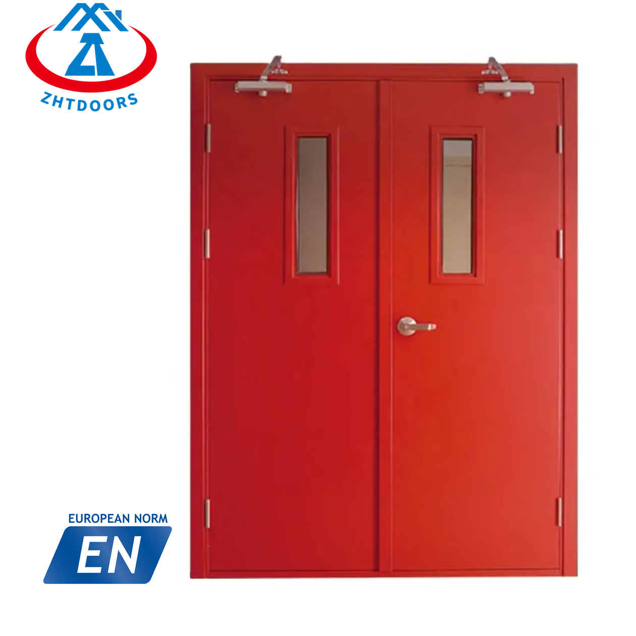 Steel safety door EN standard 120 minute modern quality steel fire rated doors
