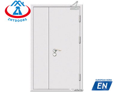 product-60 Minutes Corten Steel Fire Door Steel Door Emergency Escape Door EN Approve-Zhongtai-img
