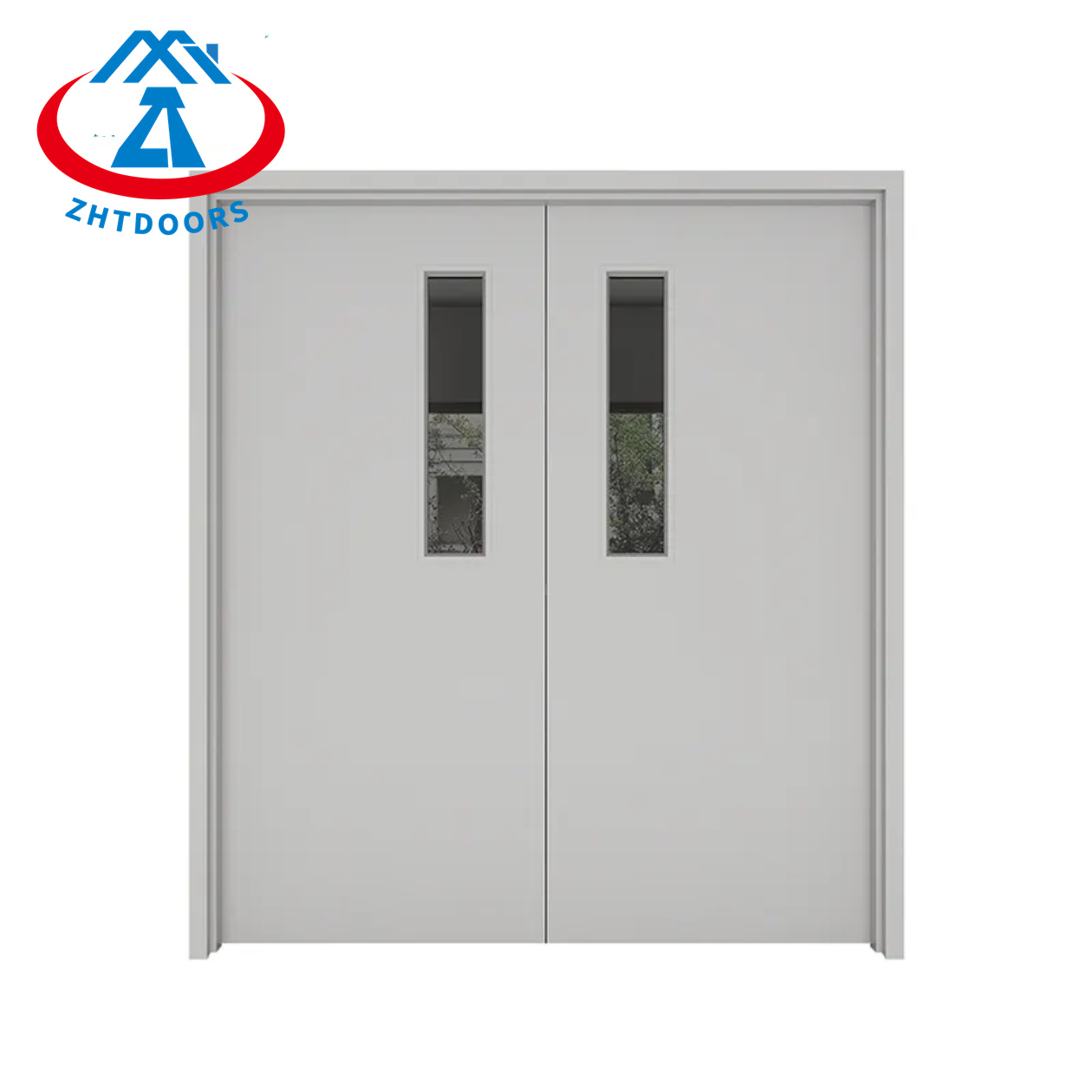 product-High Durability 3 Hours Fire Steel Doors Modern Design AS Approve-Zhongtai-img