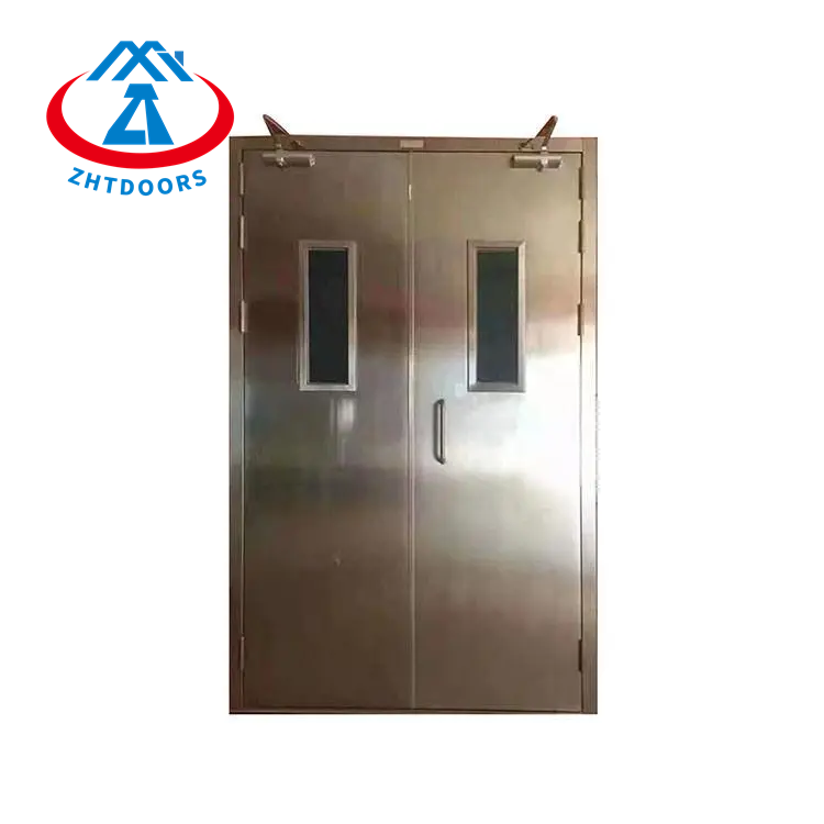 product-Factory Direct Sale AS approve 60 Minute Steel Fire Door Fire Exit Door-Zhongtai-img