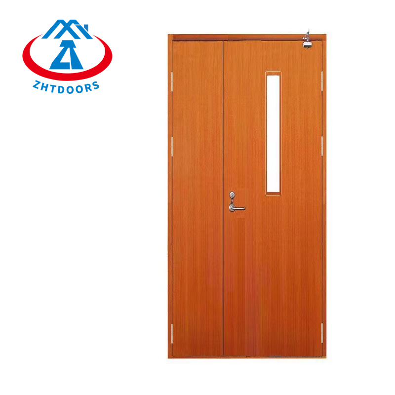 product-Fire Rated Door Modern Commercial Doors Steel Fire Proof BS Certified 90 Minute-Zhongtai-img