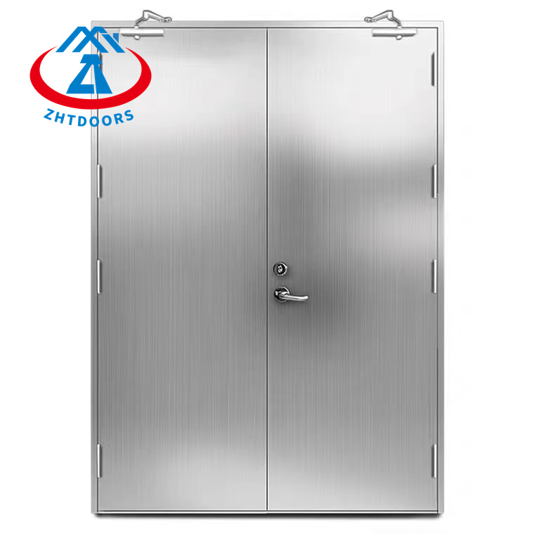 Professional Customization Fire Exit Rated Metal Door BS Certified 90 Minute