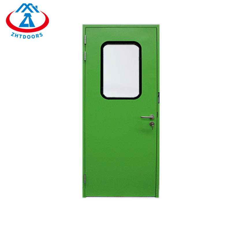 product-30 Minutes BS Approved Security Steel Fire Rated Doors with Vision Panel-Zhongtai-img