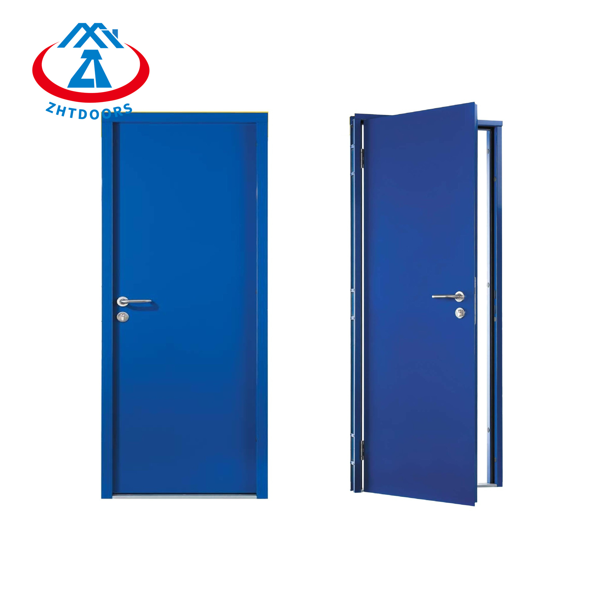 Good Review modern design security steel metal 60 min safety doors AS standard