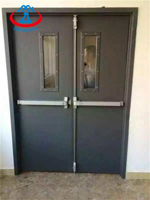 Supplier Provides BS Certification 90 Minutes Interior Fire Rate Metal Door Fire Door