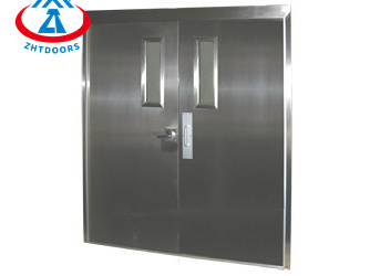 Customized Wholesale BS Standard 90 Minute Metal Fire Rating Door Double