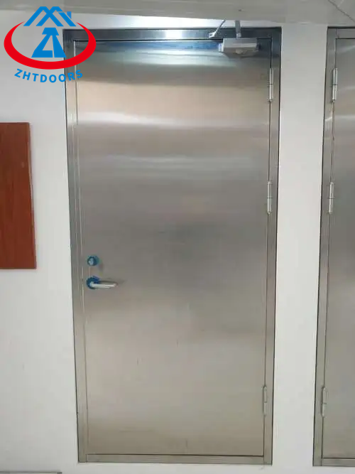 Factory 90 minute Security Steel Door Metal Fire Doors BS Standard