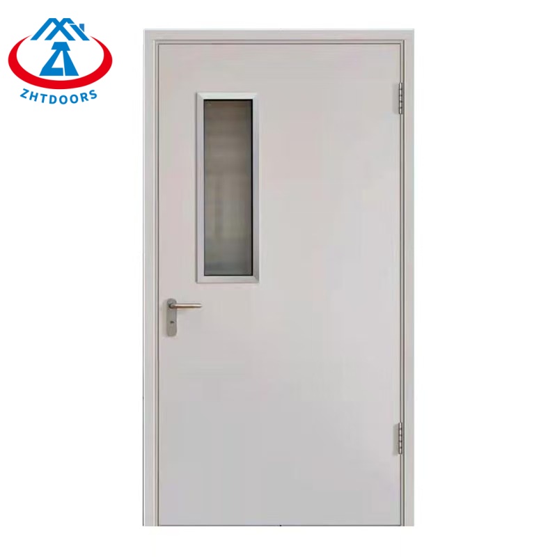 product-Factory Wholesale 30 min Fire Door BS Certificated Metal Security Steel Fireproof Door-Zhong