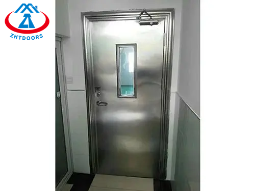 1 hour fire rated metal door fire proof double fire exit doors BS approve