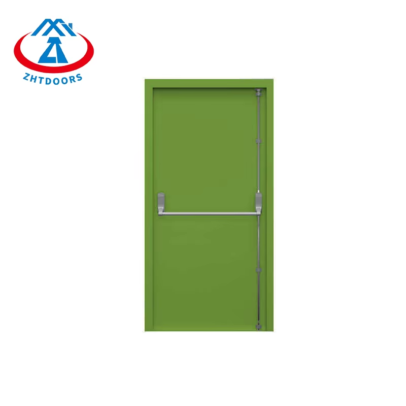 Manufacturer Wholesale With Push Rod Fireproof Steel Door AS approve 90 minute