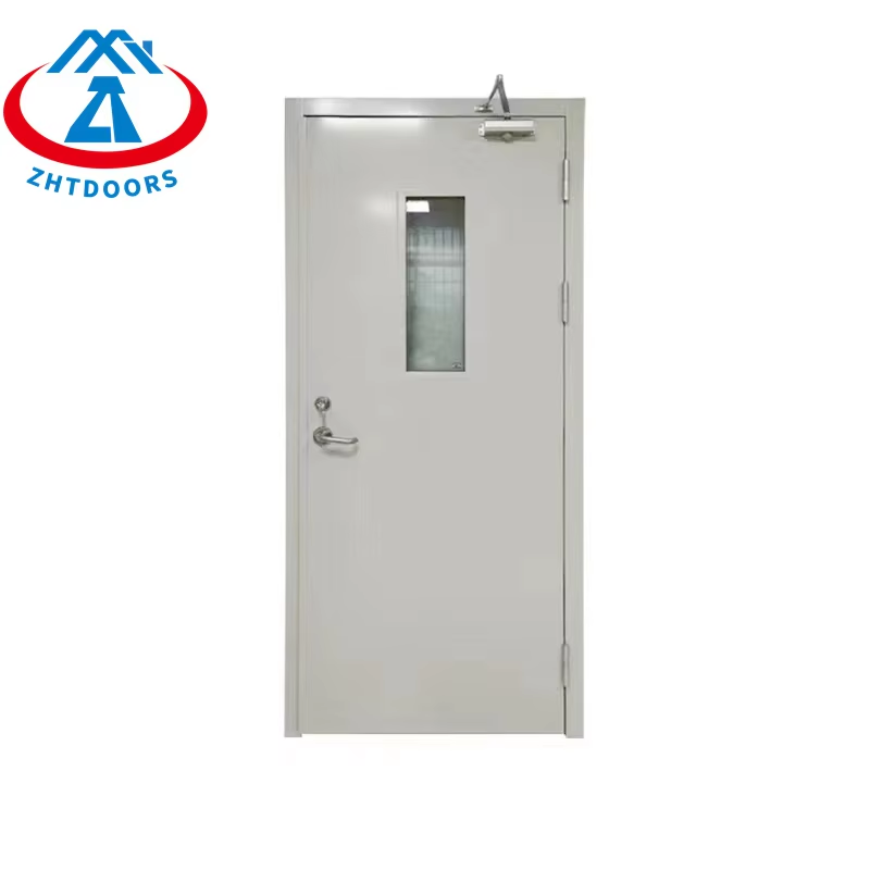 Professional Customization Hotel Fire Exit Rated Metal Door AS Certified 90 Minute