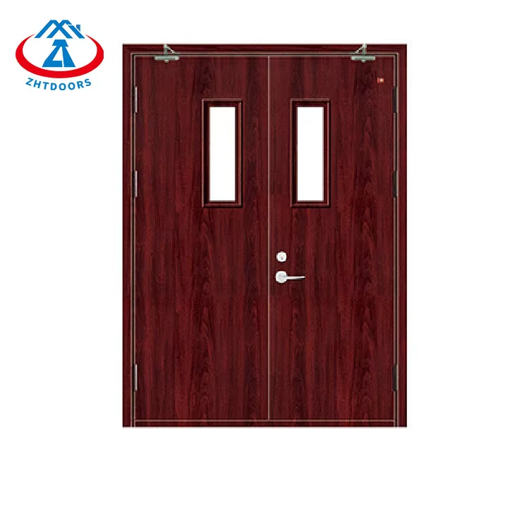 Durable and Wear Resistant BS Standard 60 Minute Wood Grain Colo Steel Doors